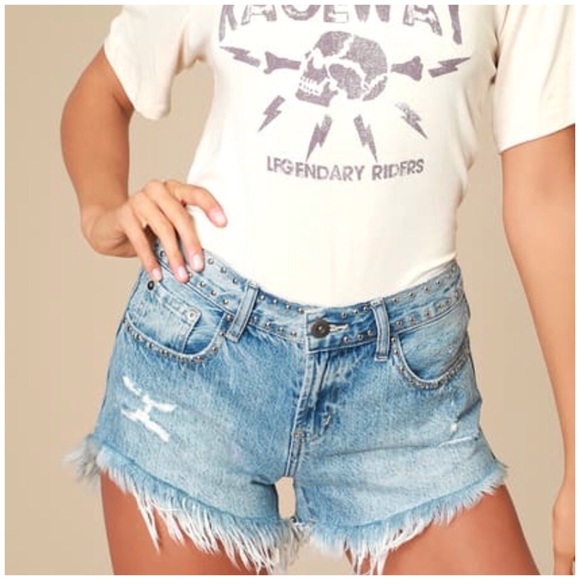 Pistola Gigi Short in Leisure Distressed main image 1